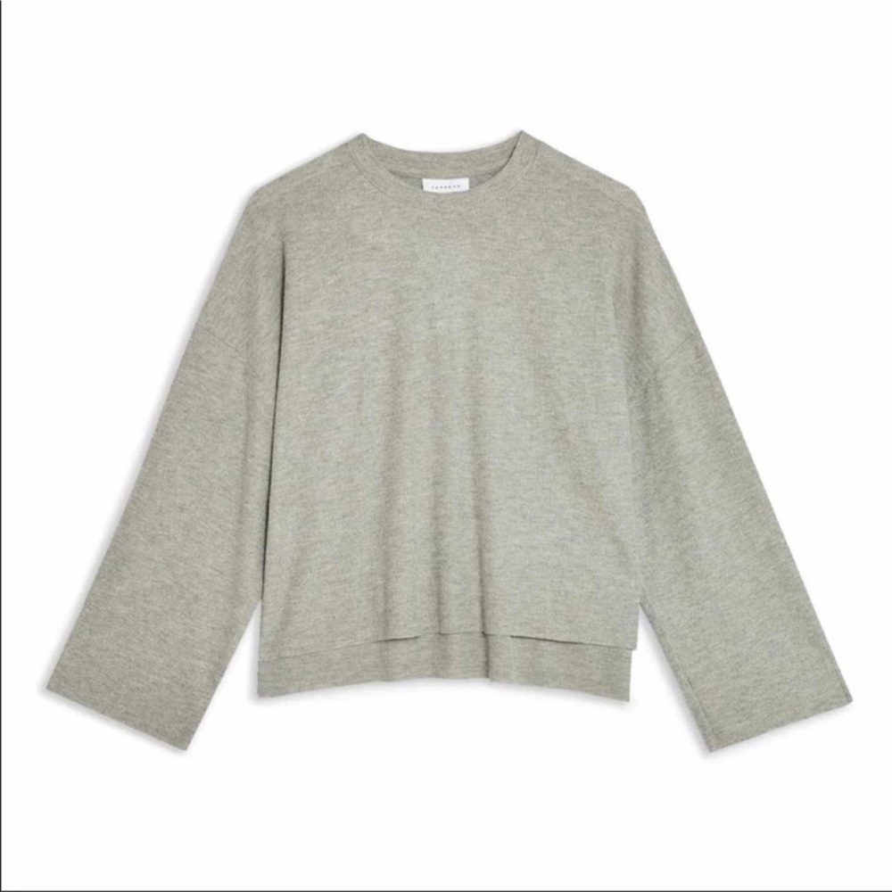 Topshop super soft ribbed pullover long sleeve knit sweater - Picture 8 of 10